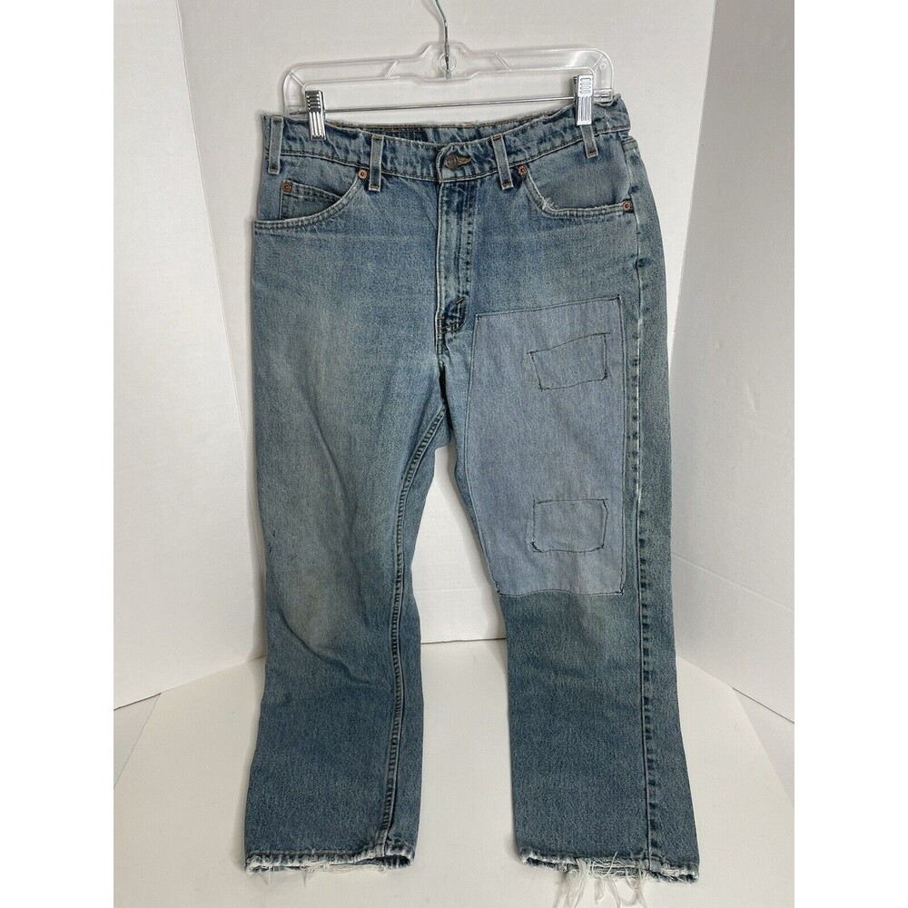 Vintage Levi’s 550 Orange Tab Jeans 34x32 Light Blue Relaxed Fit - Picture 5 of 11
